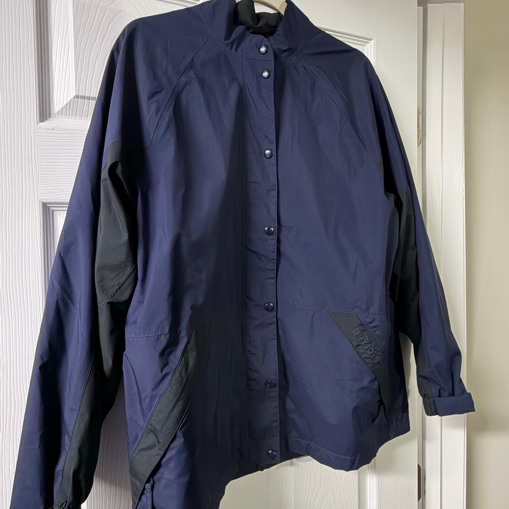 FootJoy Two-Tone Navy and Black Rainsuit